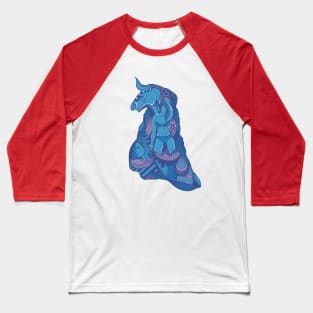 Mountain Blue Her Taurus Baseball T-Shirt